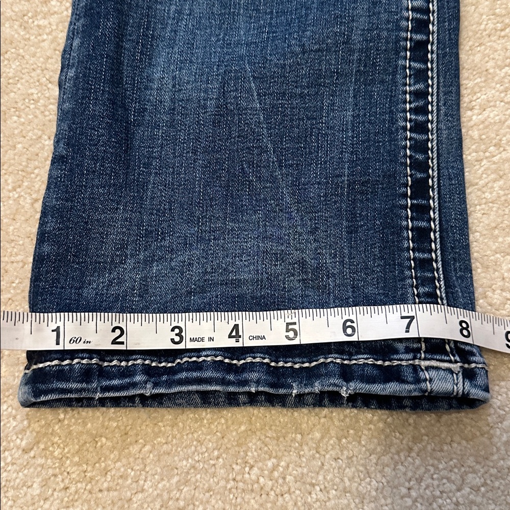 Miss Me Mid rise Boot cut jeans 26 X 32 - Picture 9 of 16